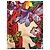 Falda midi plisada Gucci estampado floral Rosa Blanco Roja Azul Verde Amarillo - vista 13