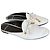 Pierre Hardy Mule in pelle bianca Bianco