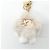 Charm per borsa Louis Vuitton My Vivienne Chain Bianco D'oro Grigio - vista 2