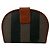 Fendi Vintage Pecan Pattern Leather Bi-fold Wallet Brown Black Khaki