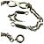 Tiffany & Co Bracciale Tiffany Infinity Double Chain Argento Verde - vista 3