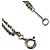 Tiffany & Co Bracciale Tiffany Infinity Double Chain Argento Verde - vista 4