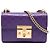 Padlock Gucci Borsa a tracolla piccola Guccissima con lucchetto viola Porpora Viola scuro
