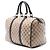 Borsa Boston Gucci Beige Medium GG Crystal Joy - vista 2