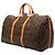 Louis Vuitton Marrone Monogram Keepall Bandouliere 50 - vista 2