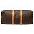 Louis Vuitton Marrone Monogram Keepall Bandouliere 50 - vista 3