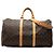 Louis Vuitton Marrone Monogram Keepall Bandouliere 50
