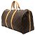 Louis Vuitton Marrone Monogram Keepall Bandouliere 50 - vista 2