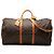 Louis Vuitton Marrone Monogram Keepall Bandouliere 60