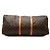 Louis Vuitton Marrone Monogram Keepall Bandouliere 60 - vista 3