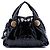 Sac à main Gucci Black Large Patent Hysteria Noir
