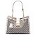 Padlock Tote Gucci Beige Medium GG Supreme con lucchetto