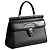 Autre Marque Les Sacs Adam Tokyo Borsa a mano in pelle testurizzata nera Nero