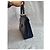 Autre Marque Les Sacs Adam Tokyo Borsa a mano in pelle testurizzata nera Nero - vista 15