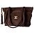 Chanel Borsa da viaggio Extra Large scamosciato marrone Cioccolato