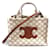 Céline CELINE Triomphe Small Cabas Thais Shoulder Bag Marrone Beige