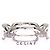 Diamond Céline Anello in Oro Bianco 750 e Diamanti da Donna Celine - vista 4