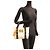 Borsa Louis Vuitton Antigua Cabas PM Marrone Bianco - vista 8