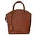 Louis Vuitton Lockit Borsa in pelle Nomad Marrone