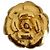 Chanel Spilla Camelia Dorata D'oro