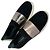 Stuart Weitzman Slip On Sneaker aus schwarzem Samt - Ansicht 5