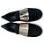 Stuart Weitzman Slip On Sneaker aus schwarzem Samt - Ansicht 6