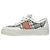 Sneakers Stuart Weitzman in pelle multicolore con accento in tweed - vista 4