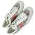 Sneakers Stuart Weitzman in pelle multicolore con accento in tweed - vista 5