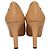 Timeless Décolleté Chanel Cap Toe in pelle beige - vista 16