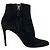 Stivaletti Prada in scamosciato nero