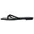 Aeyde Square-Toe Thong Slide Flat Sandals in Black Leather - view 5