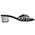 Sandali con tacco slide Giuseppe Zanotti in pelle argento decorati con strass
