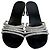 Sandali con tacco slide Giuseppe Zanotti in pelle argento decorati con strass - vista 5