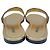 Sandali piatti slide in pelle marrone con effetto coccodrillo Prada Rosso - vista 3