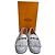 Mocassini con frange Tod's in scamosciato grigio - vista 13