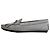 Mocassini con frange Tod's in scamosciato grigio - vista 4