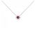 Collana Mini Sunflower in platino Harry Winston Argento