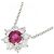 Collana Mini Sunflower in platino Harry Winston Argento - vista 3