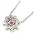 Collana Mini Sunflower in platino Harry Winston Argento - vista 4