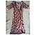Vestido longo Emilio Pucci com estampa multicolorida Marrom Preto Rosa Branco Cinza Roxo - vista 2