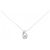 Autre Marque Collana in oro bianco Au750 e diamanti Argento