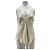 Vannina Vesperini Top in seta e pizzo crema Beige