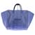 Céline Mala "Luggage" em python azul  - vista 1