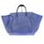 Céline Mala "Luggage" em python azul  - vista 2