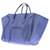 Céline Mala "Luggage" em python azul  - vista 5