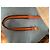 Gucci Reversibler Leder- und Canvas-Gürtel Braun Orange - Ansicht 2