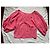 Saint Laurent Rive Gauche Rosa Seidenbluse mit Schleifenmuster Pink - Ansicht 2