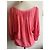 Saint Laurent Rive Gauche Rosa Seidenbluse mit Schleifenmuster Pink - Ansicht 3