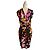 Valentino Abito Lungo Floreale Multicolore Nero Rosa Bianco Rosso Verde Arancione - vista 2