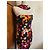 Valentino Abito Lungo Floreale Multicolore Nero Rosa Bianco Rosso Verde Arancione - vista 4